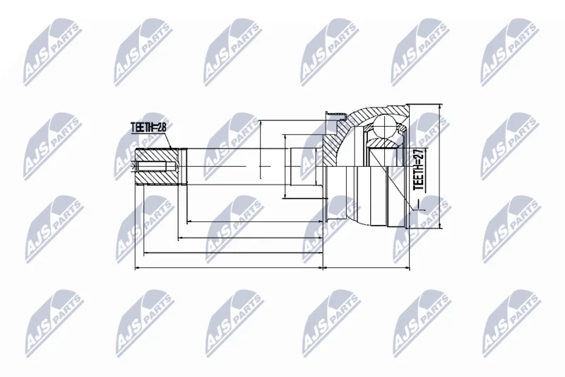 Komplet sklepov, pogonska gred NTY NPZ-NS-040