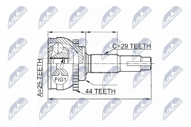Komplet sklepov, pogonska gred NTY NPZ-NS-077