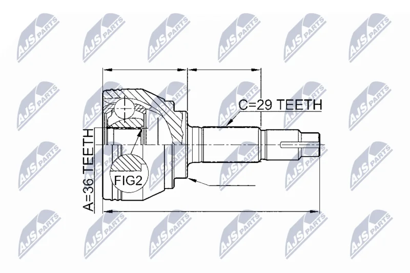 Komplet sklepov, pogonska gred NTY NPZ-NS-078