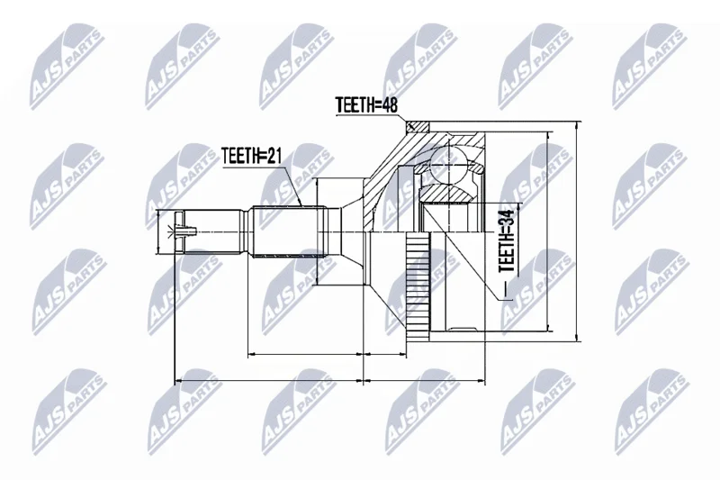 Komplet sklepov, pogonska gred NTY NPZ-PE-004