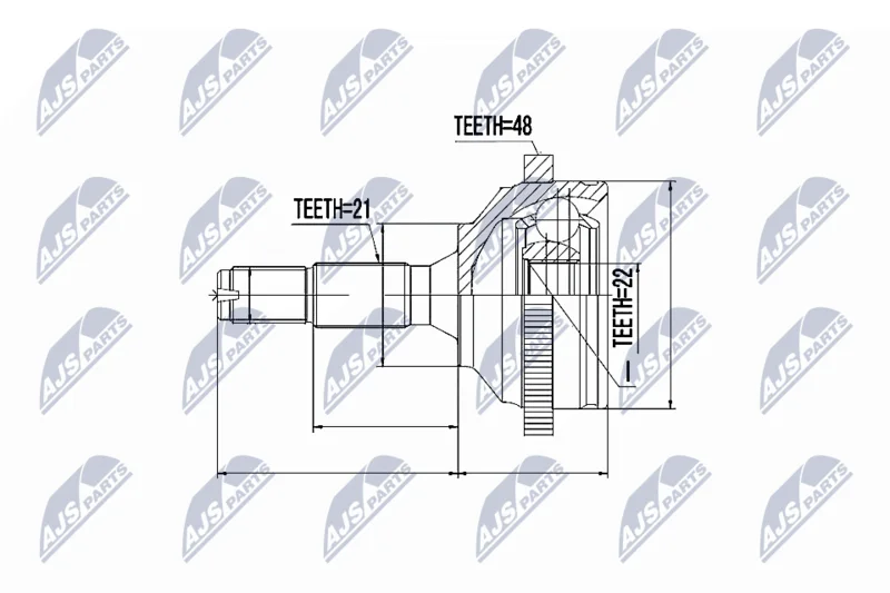 Komplet sklepov, pogonska gred NTY NPZ-PE-020