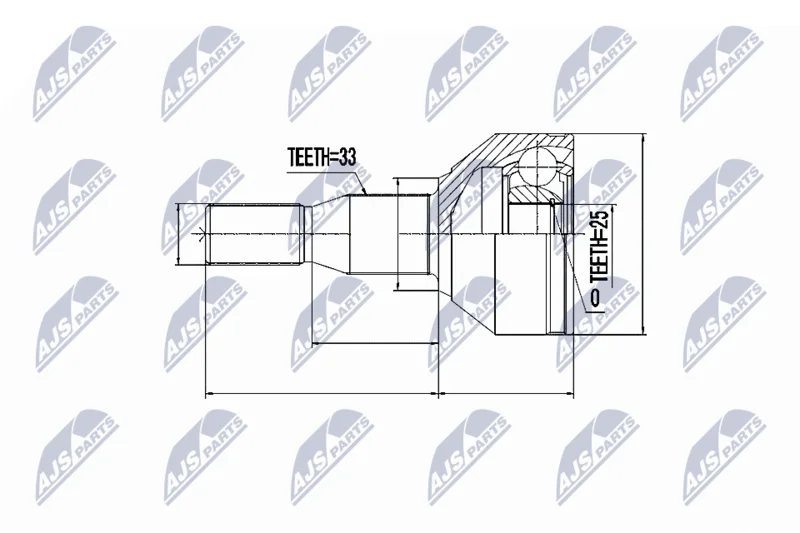 Komplet sklepov, pogonska gred NTY NPZ-PL-031