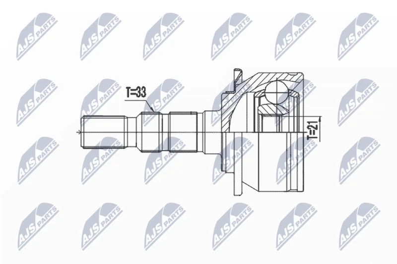 Komplet sklepov, pogonska gred NTY NPZ-PL-035