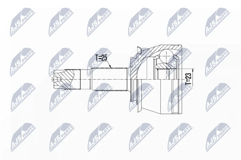 Komplet sklepov, pogonska gred NTY NPZ-PL-042