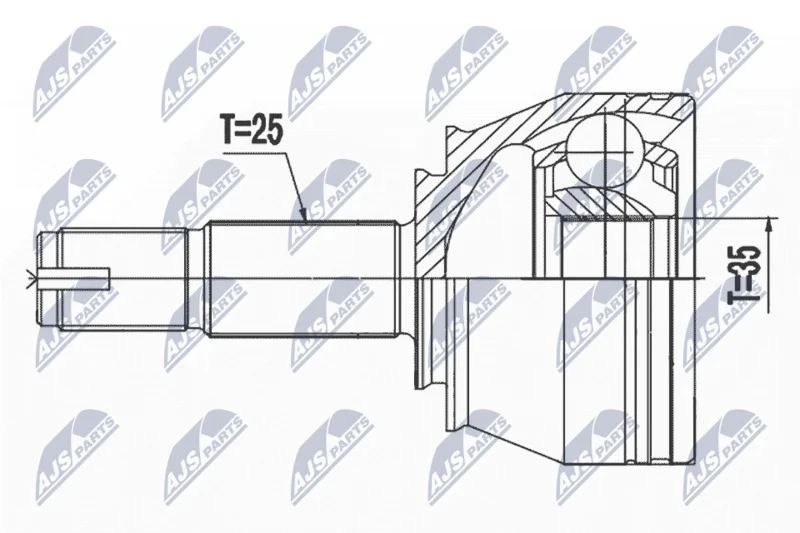 Komplet sklepov, pogonska gred NTY NPZ-PL-044