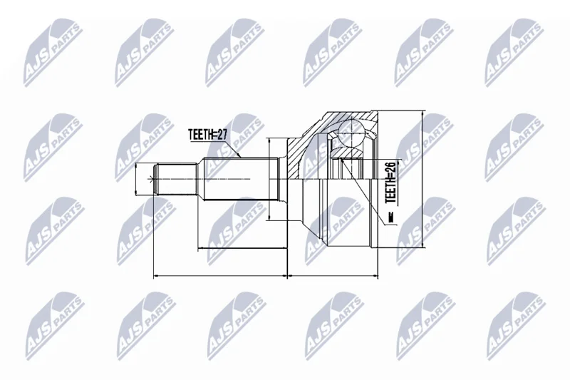 Komplet sklepov, pogonska gred NTY NPZ-RE-014