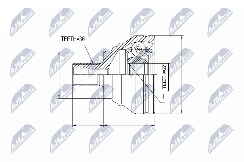 Komplet sklepov, pogonska gred NTY NPZ-SK-009