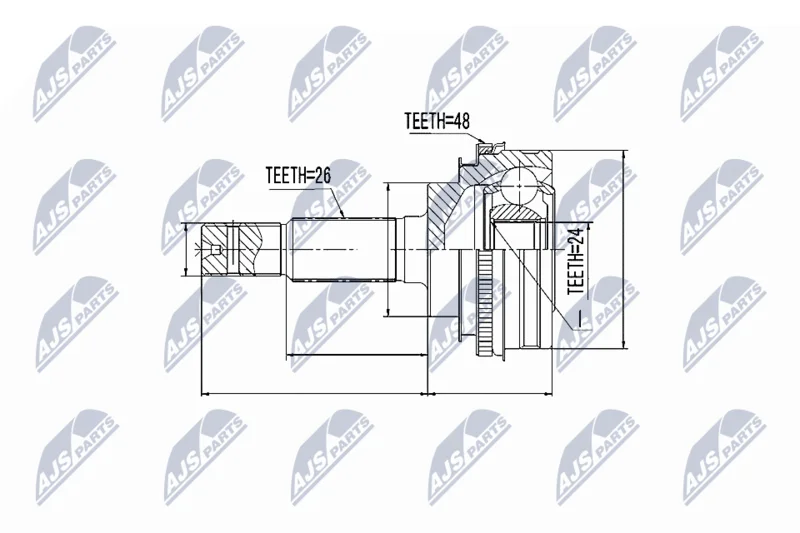 Komplet sklepov, pogonska gred NTY NPZ-TY-001
