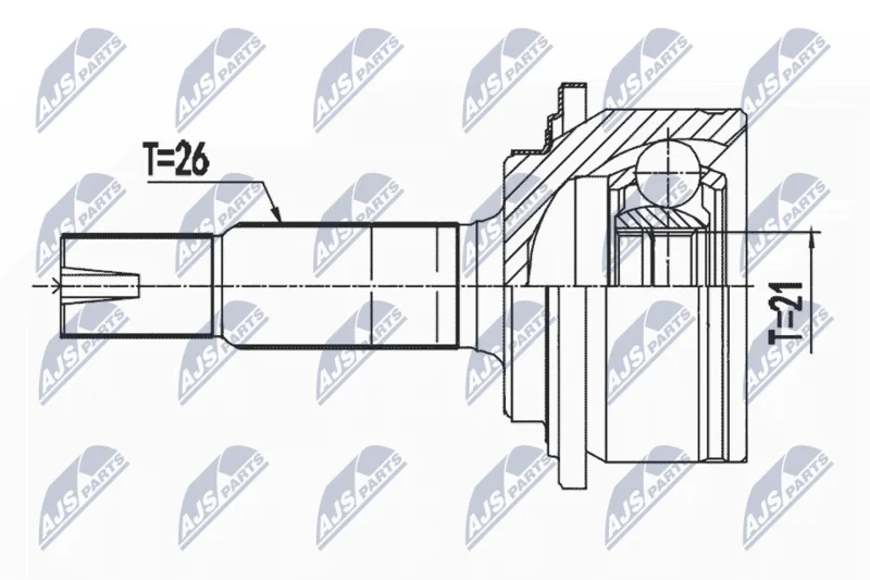 Komplet sklepov, pogonska gred NTY NPZ-TY-104
