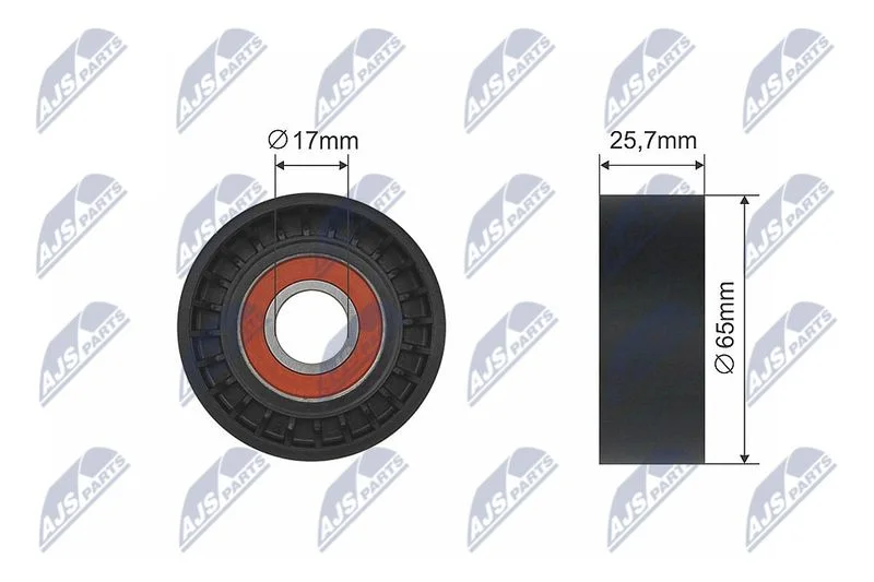 Tensioner Pulley, V-belt NTY RNK-BM-031