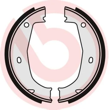 Komplet zavornih čeljusti, parkirna zavora BREMBO S 06 508