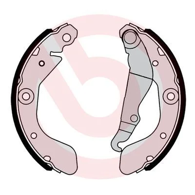 Komplet zavornih čevljev BREMBO S 10 519