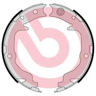 Komplet zavornih čeljusti, parkirna zavora BREMBO S 11 511
