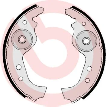 Komplet zavornih čevljev BREMBO S 23 501