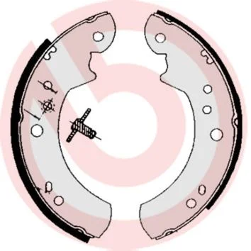 Komplet zavornih čevljev BREMBO S 24 512