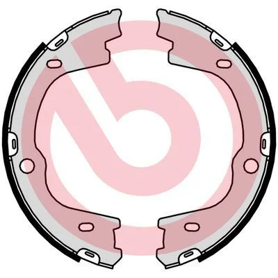Komplet zavornih čeljusti, parkirna zavora BREMBO S 30 544
