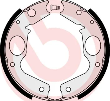 Komplet zavornih čeljusti, parkirna zavora BREMBO S 54 518