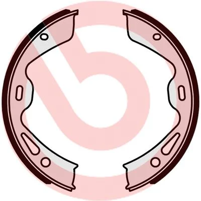 Brake Shoe Set, parking brake BREMBO S 65 504