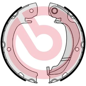 Komplet zavornih čeljusti, parkirna zavora BREMBO S 83 561
