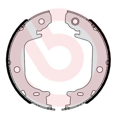 Komplet zavornih čeljusti, parkirna zavora BREMBO S 83 565
