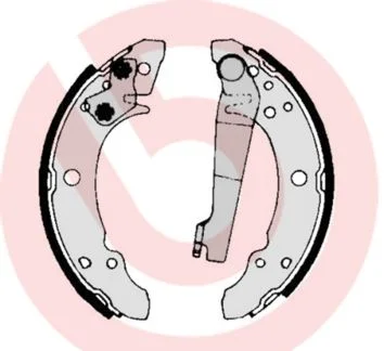 Komplet zavornih čevljev BREMBO S 85 507