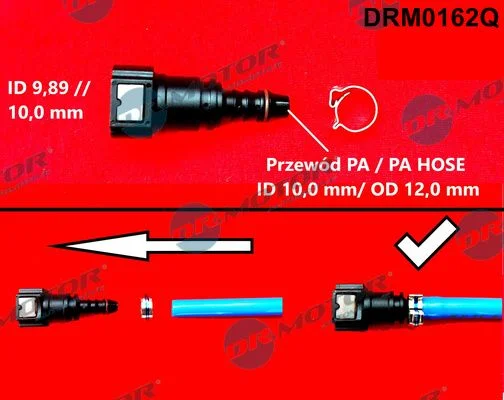 Priključek za cev, cev za gorivo Dr.Motor Automotive DRM0162Q