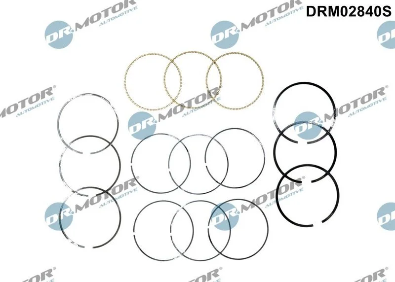 Piston Ring Set Dr.Motor Automotive DRM02840S