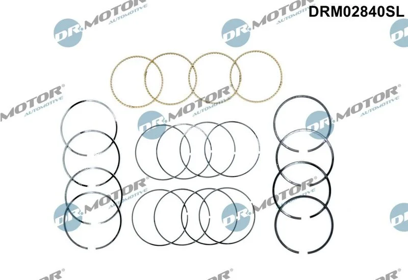 Komplet batnih obročev Dr.Motor Automotive DRM02840SL