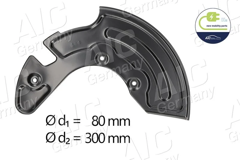 Splash Guard, brake disc AIC 55542