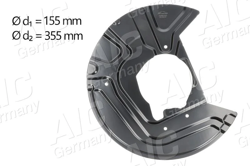 Splash Guard, brake disc AIC 55909