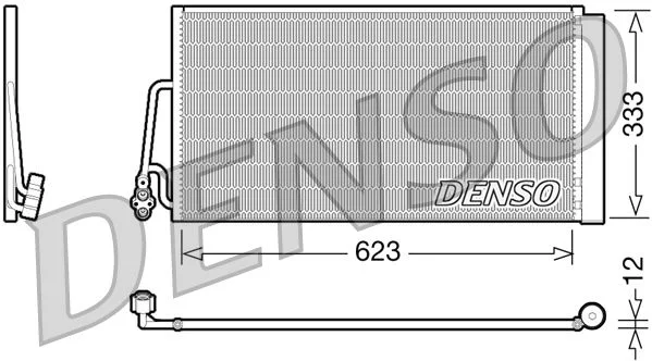 Condenser, air conditioning DENSO DCN05102