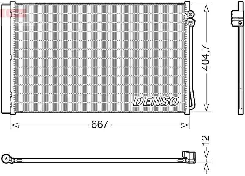 Condenser, air conditioning DENSO DCN17062