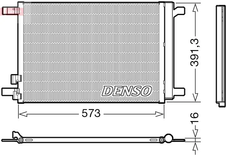 Kondenzator, klimatska naprava DENSO DCN32066