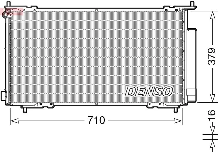 Kondenzator, klimatska naprava DENSO DCN40015