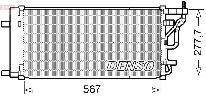 Kondenzator, klimatska naprava DENSO DCN41024