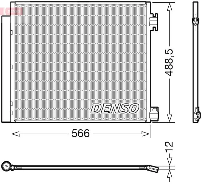 Condenser, air conditioning DENSO DCN46026