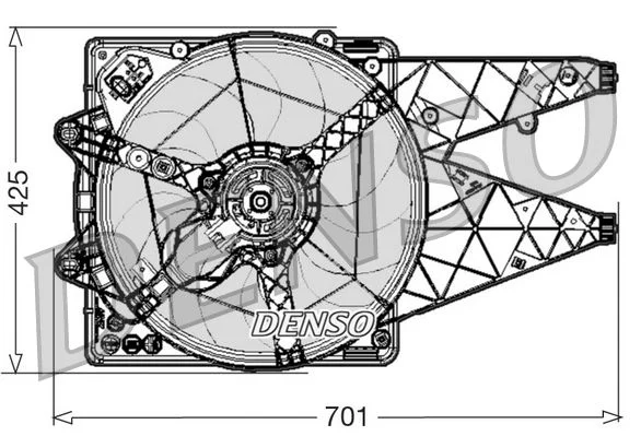 Ventilator, hlajenje motorja DENSO DER01030