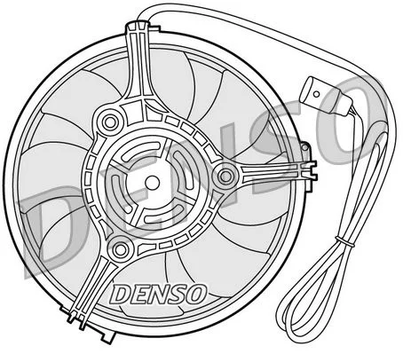 Ventilator, hlajenje motorja DENSO DER02001