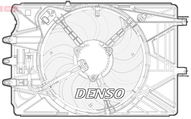 Ventilator, hlajenje motorja DENSO DER09070