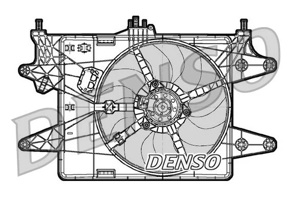 Ventilator, hlajenje motorja DENSO DER09081