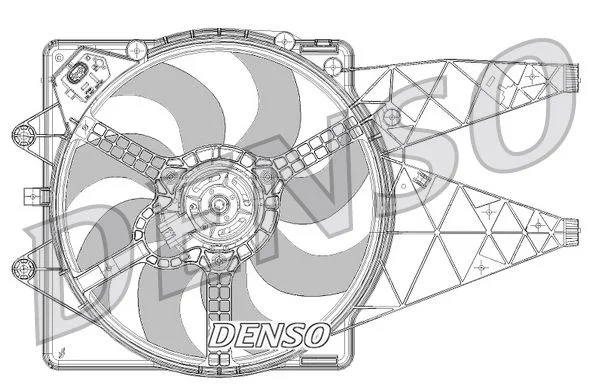 Fan, engine cooling DENSO DER09094