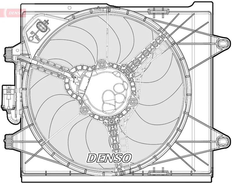 Fan, engine cooling DENSO DER09096