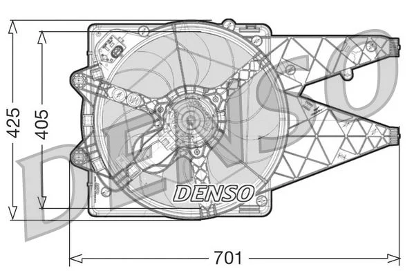 Fan, engine cooling DENSO DER09100