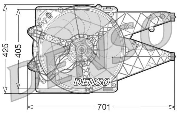 Fan, engine cooling DENSO DER09101