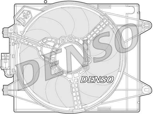Fan, engine cooling DENSO DER13005