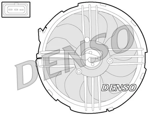 Ventilator, hlajenje motorja DENSO DER32009