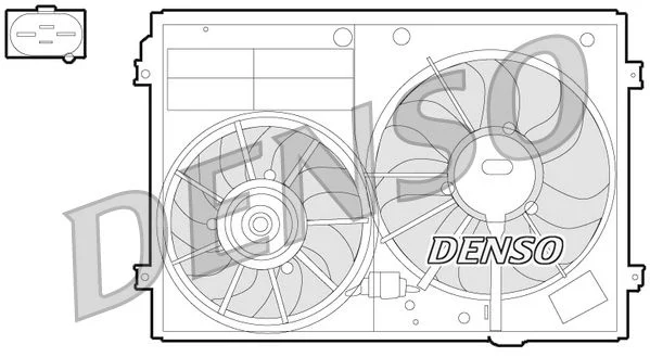Ventilator, hlajenje motorja DENSO DER32012