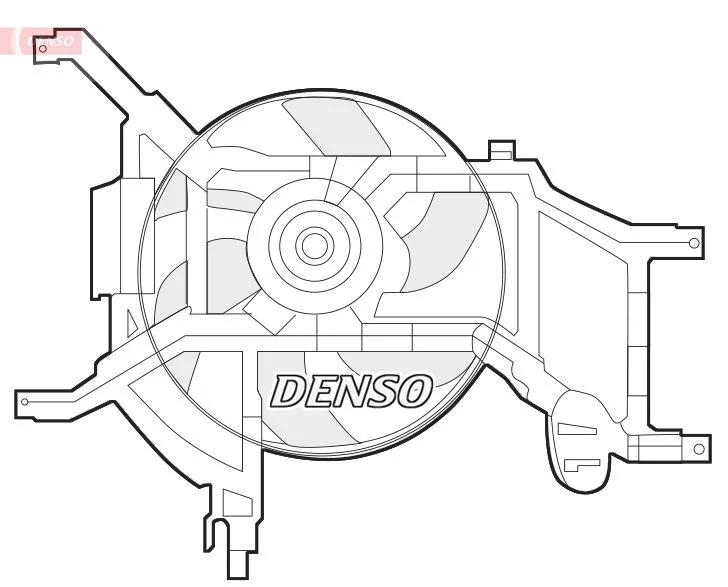 Ventilator, hlajenje motorja DENSO DER37002