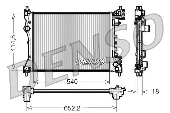 Hladilnik, hlajenje motorja DENSO DRM01005