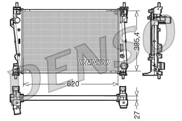 Hladilnik, hlajenje motorja DENSO DRM01006